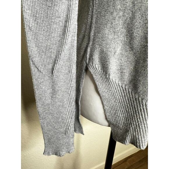 Subtle Luxury Believe XS/S Tencel Longsleeve Ribbed Side Slit Comfortable Crew - Picture 5 of 12